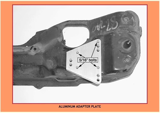 Volvo 700 V-8 Aluminum Adapter Plate