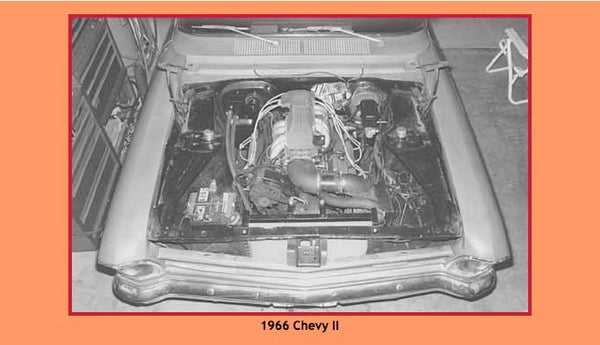 Air Cleaner Ducting in 1966 Chevy II