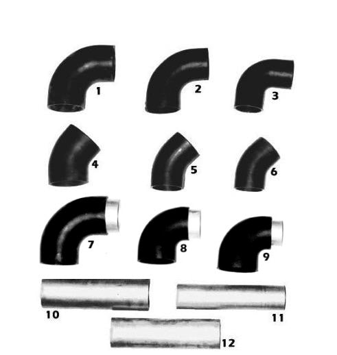 Elbows and Tubing for Air Cleaner Ducting