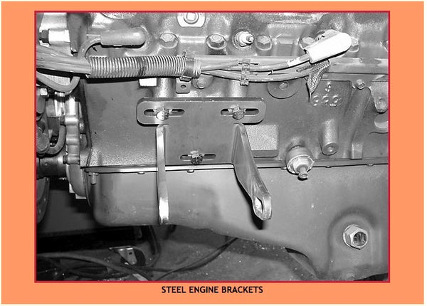 Volvo 700 V-8 Steel Engine Brackets<