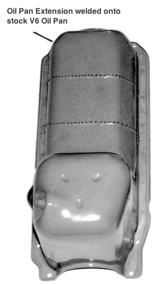 S-10 Truck V-8 conversion parts, JTR catalog page for S10 V8 Conversions: 4x4 oil pan