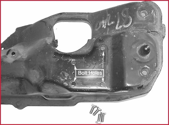 Volvo 700 V-8 Front Crossmember Motor Mount Adapter Plate
